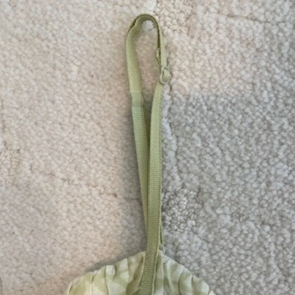 Max Studio Boho Spaghetti Strap GREEN and WHITE Summer Dress – Sz XS - Picture 8 of 8